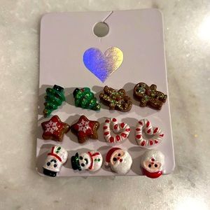 NEW Children’s Place 6 Pairs Holiday Earrings